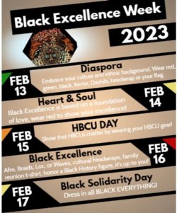 Black Excellence Week dailies